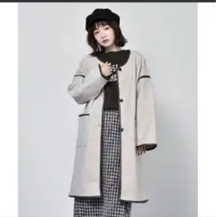 RETRO GIRL パイピングコート