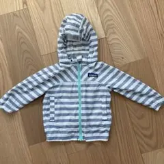patagonia ストライプ フード付きジャケット　12-18M