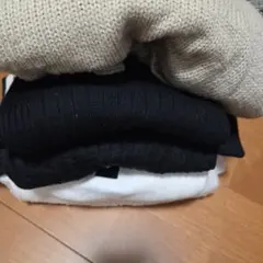 earth music & ecology ベージュニット他５点まとめ売り