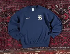 GILDAN ギルダン カレッジロゴ スウェット トレーナー ネイビー S