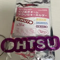 大津亮介 くりぬきネーム アクリルキーホルダー