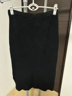 黒 ニット タイトスカート Lサイズ
