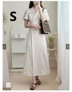 ケープ ロングワンピース