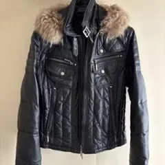 y2k ブラックダウンジャケット　お兄系　平成ギャル