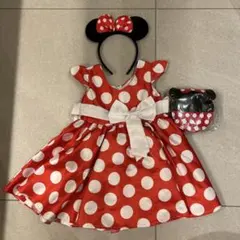 ミニーマウス ドレス 90cm ディズニーミニーコスプレ ミニードレス