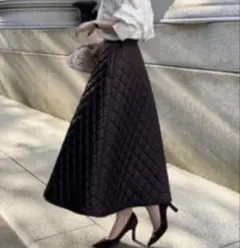 ISSEY MIYAKE HaaT イッセイミヤケ キルティング スカート