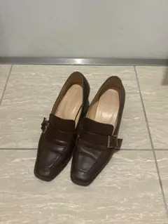 ベルトデザインパンプス　オリエンタルトラフィック　ブラウン24.5