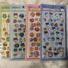 たまごっち　3Dシール　4枚　セット