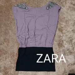 ZARA  ワンピース   チュニック   Ｌ