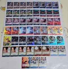 赤青エース 構築済みデッキ　調整パーツ付き ワンピースカード 赤青エースデッキ 構築済み 赤青エース 赤