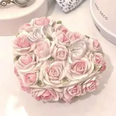 姫系 ロココ調 小物入れ 5点セット バラ 薔薇 アンティーク風