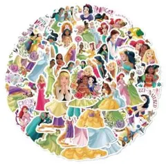 ディズニープリンセス シール50枚セット