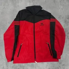 (希少)80s ヴィンテージ old adidas ウインドブレーカー　ナイロン