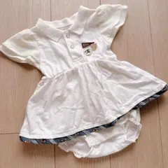 アプレレクール　半袖ロンパース　ポロシャツ　ワンピース　ミニーマウス　ディズニー