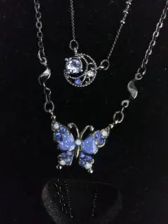 ANNA SUI　蝶モチーフ ネックレス　2本セット　アナスイ
