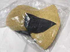 新品未使用　紫外線99.2%UVカット　つば広帽子　ストローハット