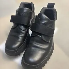 （超激レア）PRADA 黒 レザー サイドゴアブーツ ベルクロのサムネイル
