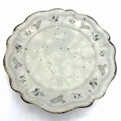 市野吉記 コウホ窯 シノワズリ 輪花皿 リムプレート ① 市野吉記 コウホ窯 シノワズリ 輪花皿 リムプレート ① - メルカリ