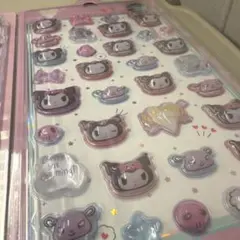 韓国購入　クロミ　ぷっくりシール