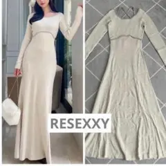 RESEXXY❤️コルセットデザインニットワンピース