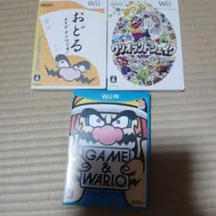 【お得】ゲーム&ワリオ、おどるメイドインワリオ　シェイク　wii.wiiu