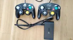 ゲームキューブ コントローラー 2個 ゲームキューブコントローラー接続タップ