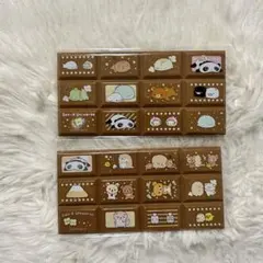 サンエックスユニバース ちょこぶろっくしーる2枚セットのサムネイル
