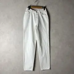 90s USA製 リーバイス レディース ホワイトデニム 白 vintage