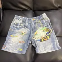 ストンプスタンプLee 刺繍デザイン デニムパンツ 90