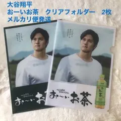大谷翔平　おーいお茶　クリアフォルダー　2枚セット
