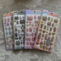 【正規品】モンチッチ うるちゅるPOPシール コンプリート4枚セット