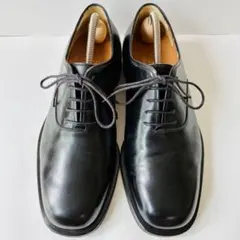 【美品】サルバトーレ フェラガモ 黒 プレーントゥ 25cm 除菌・消臭済みのサムネイル
