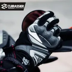 バイク グローブ 手袋 春 夏 バイク用 オートバイ ＝グレーＭ　　００