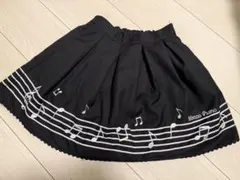 mezzo piano 120cm 音符 スカート
