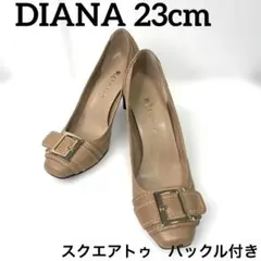 【スクエアトゥ・バックル】DIANA 23cm ピンヒール