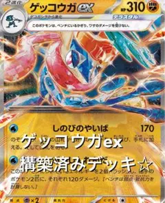 かなりお得2個セット！(^^) ゲッコウガexキングドラex構築済みデッキ