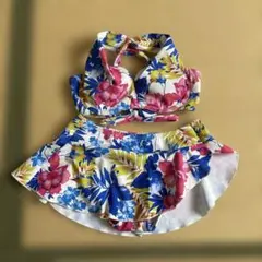 花柄セパレート水着 ビキニ Sサイズ　マルコのサムネイル