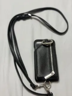 【完売品】ajew スマホケース ショルダーストラップ付き美品！SE