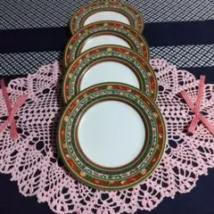 【廃番品】ジュン＊アシダ ♡クリスマス　プレート４枚セットのサムネイル