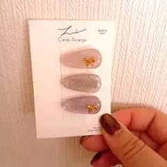 Candy Arrange リボン付きヘアピン 2個セット