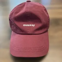 MOUSSY キャップ　ダークレッドのサムネイル