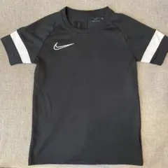 Nike DRI-FIT 黒 Tシャツ サッカー　キッズXS