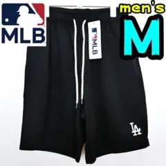 【新品】ドジャース　ハーフパンツ　M　メンズ　MLB公式　LA　黒　1Pのサムネイル
