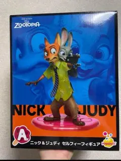 ズートピア 一番くじ ニック ジュディ フィギュア 限定品 ディズニー