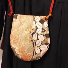 着物 絹 リメイク ハンドメイド スマホショルダーバッグ 手提げバッグ