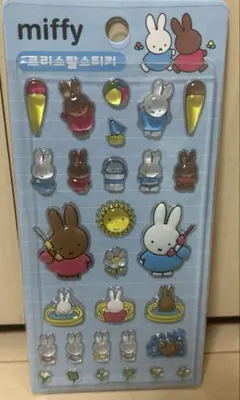 韓国限定 ミッフィー ボンボンドロップシール