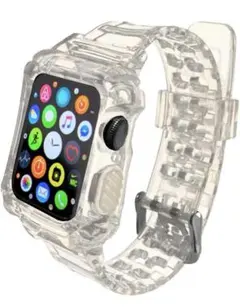 はやいもの勝ち‼️残り一点‼️unifiss] 高級 アップルウォッチ‼️クリア色‼️