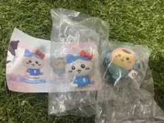 ちいかわ×サンリオキャラクターズなりきりフィギュア　ハチワレくりまんじゅうセット