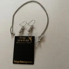 ミッキーマウスピアス＆ティンカーベルネックレス