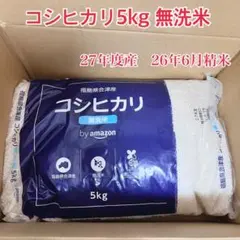 福島県会津産 コシヒカリ 無洗米 5kgのサムネイル